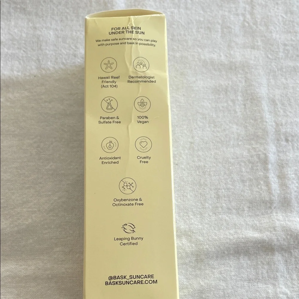 Bask Sheer Vegan Sunscreen SPF 30 Lotion